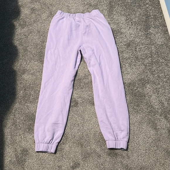 hollister purple sweat pants. size small. - Picture 2 of 3